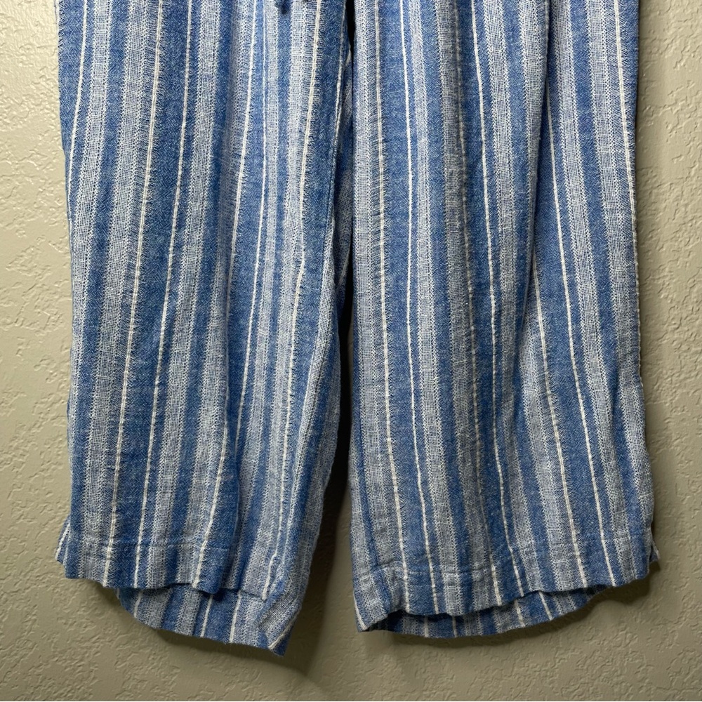 Briggs Wide Leg Striped Linen Pants Cozy Beach Inspired Coastal - Picture 5 of 10